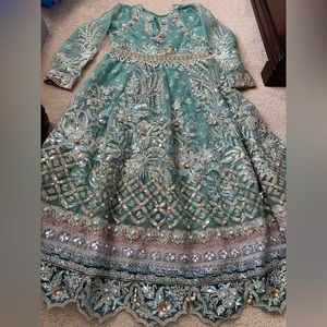 Indian Pakistani fancy party maxi By Elan brand